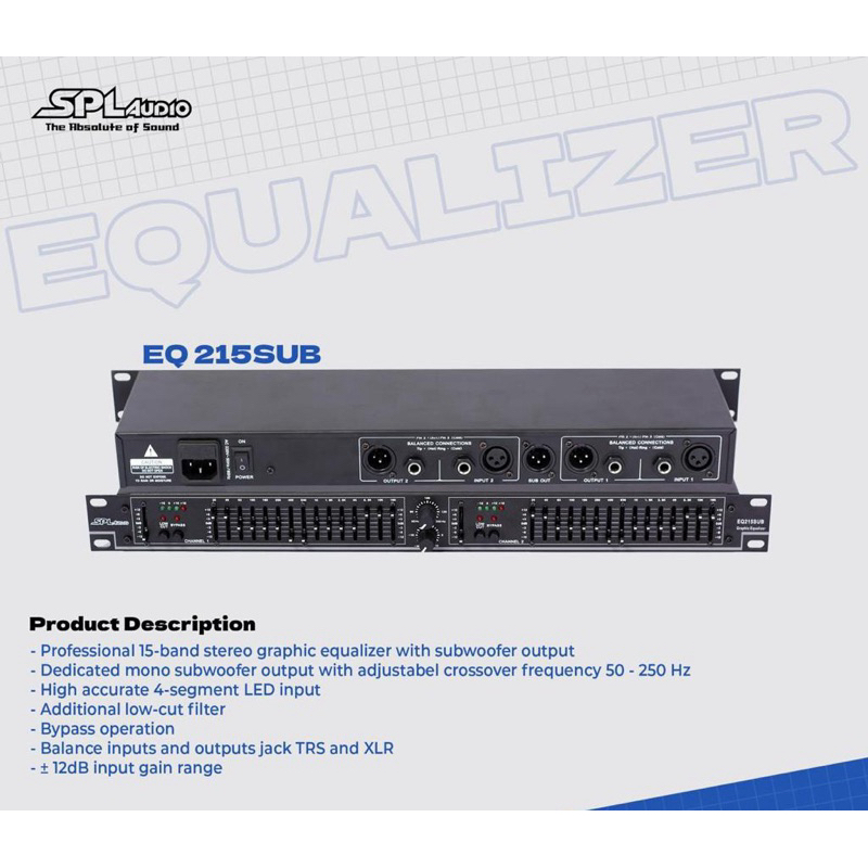 Equalizer SPL EQ215 SUB original