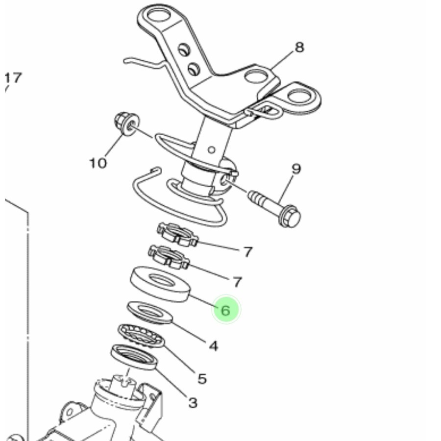 MANGKOK TUTUP COVER KOMSTIR ATAS JUPITER MX 135 NEW NJMX ORIGINAL YAMAHA
