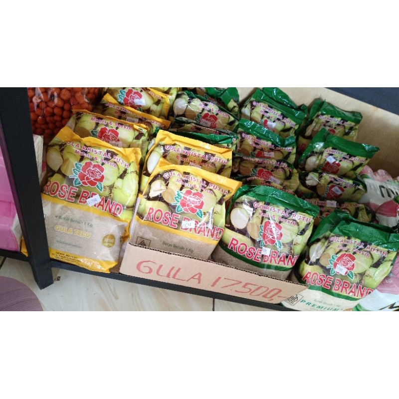 

Gula rose brand hijau dan kuning