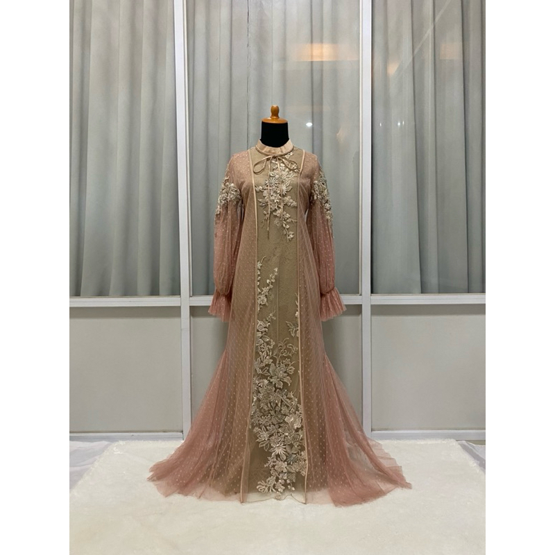 Preloved BY AYU DYAH ANDARI Long Dress Rose Pink