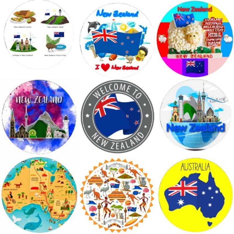 gantungan kunci newzealand nz new zealand aotearoa