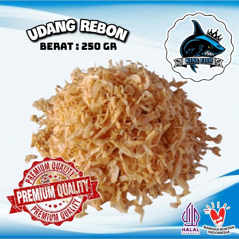 

250GR UDANG REBON/EBI KERING/GERAGO MURAH BERKUALITAS