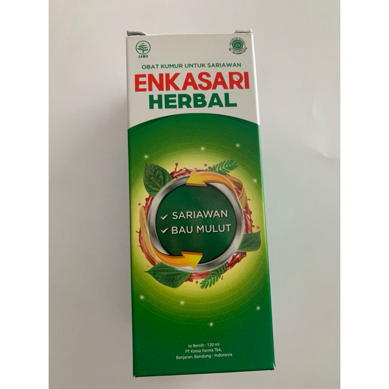 Enkasari Herbal (obat kumur untuk sariawan)