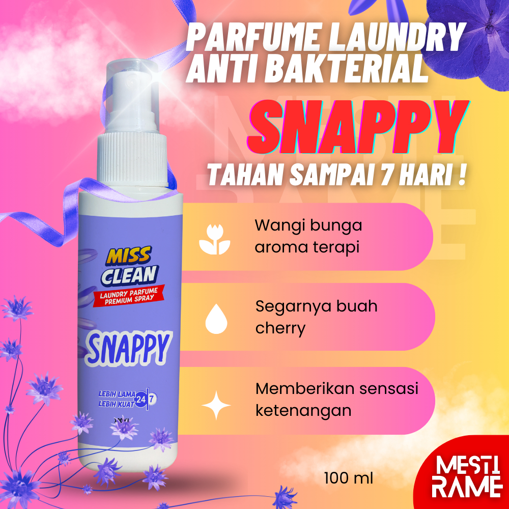 Pengharum parfume pewangi laundry setrika pakaian lemari tahan lama