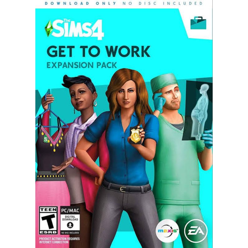 Paket The Sims 4 Get To Work, Seasons, Vampires.