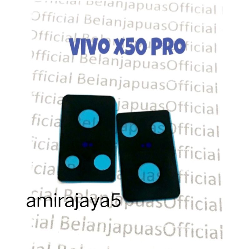 Lensa kamera Vivo X50/X50 Pro Lensa kaca Kamera Pelindung Belakang Kamera