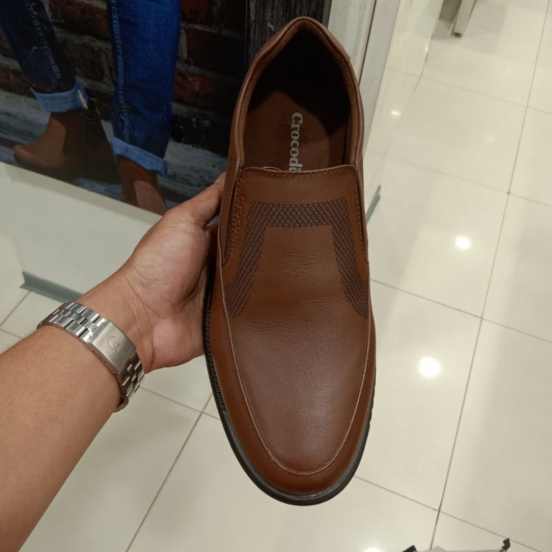 CROCODILE SEPATU SLIP ON KULIT | SEPATU LOAFER PRIA | ORIGINAL