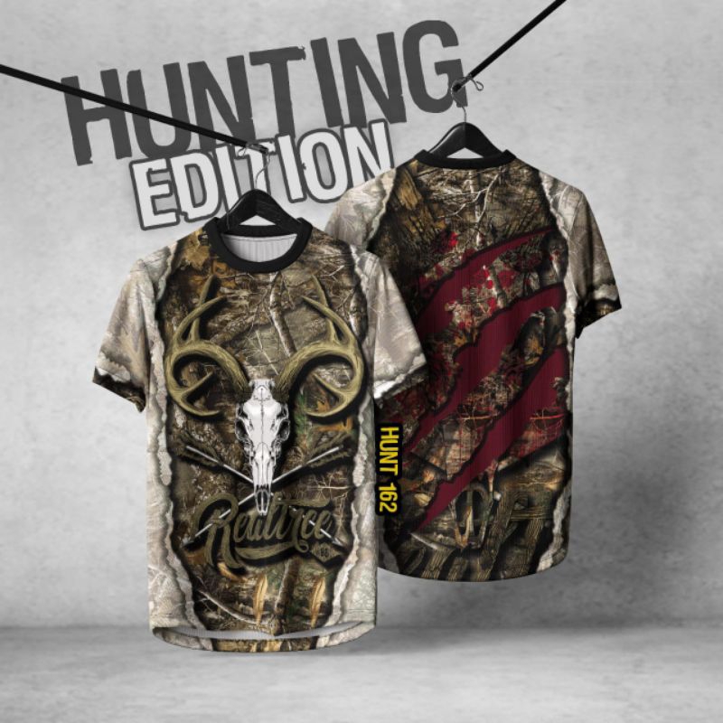 Kaos Camo Hunting Berburu / Baju Berburu