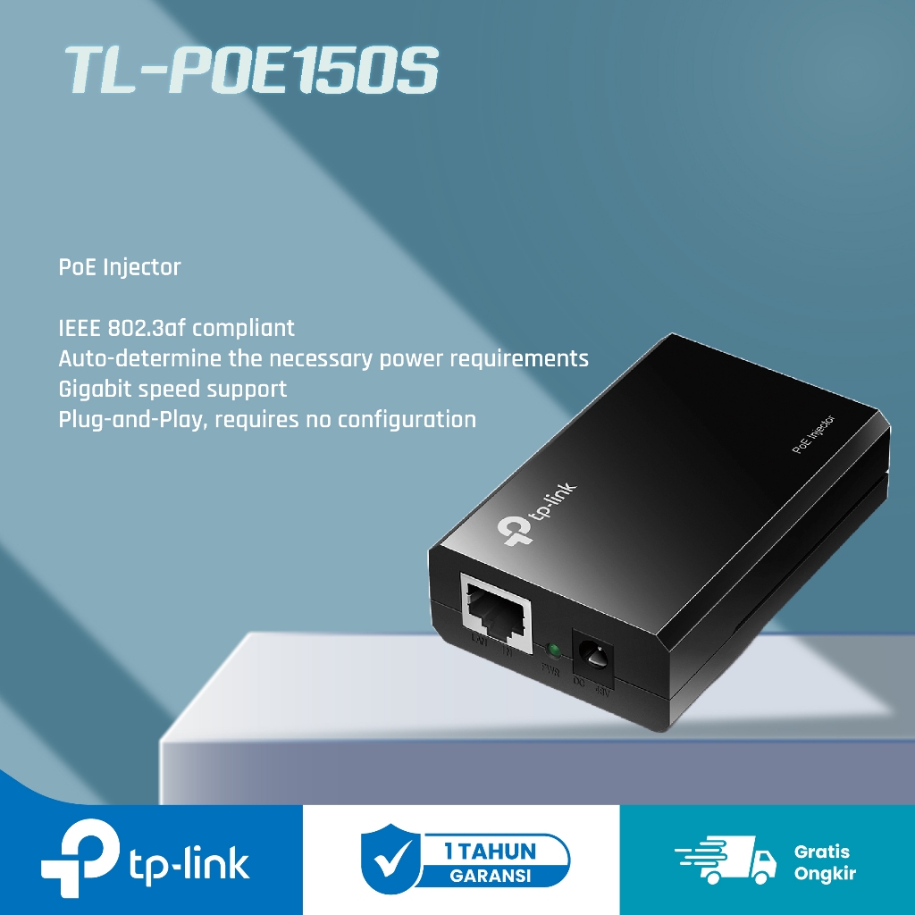 TP Link TL-POE150S Adaptor PoE Injector