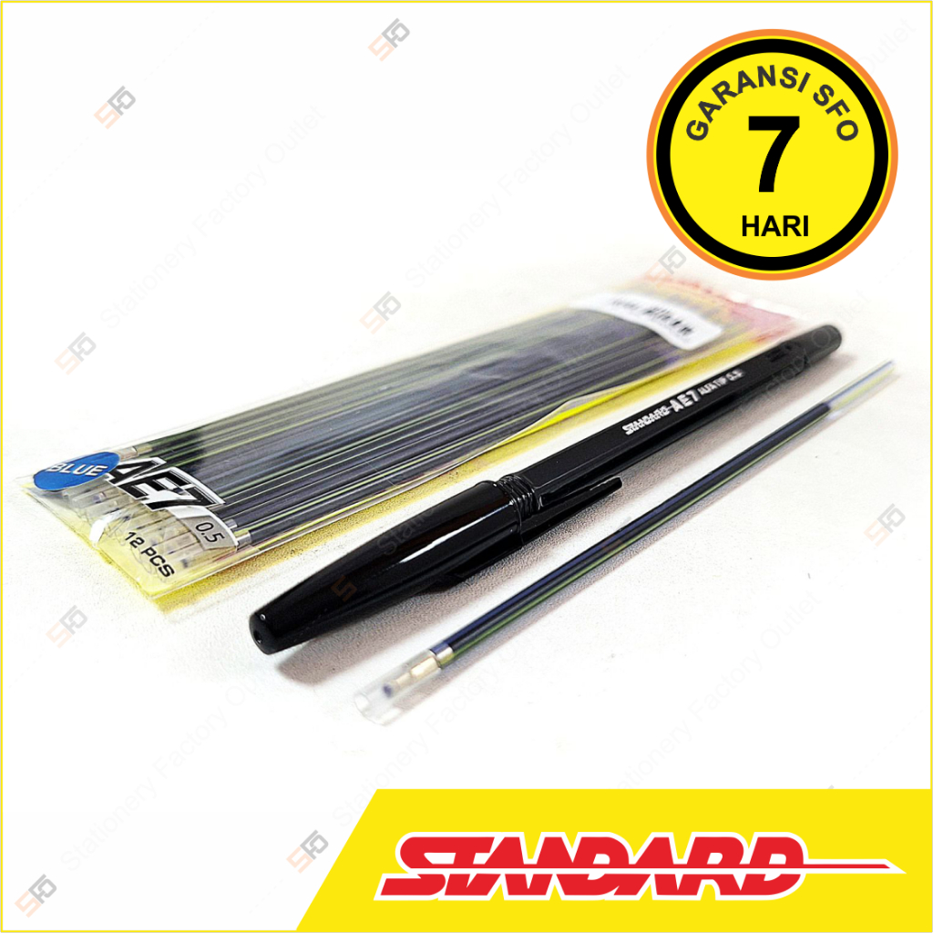 

12 Pcs Refill Pen Standard AE-7 0.5mm