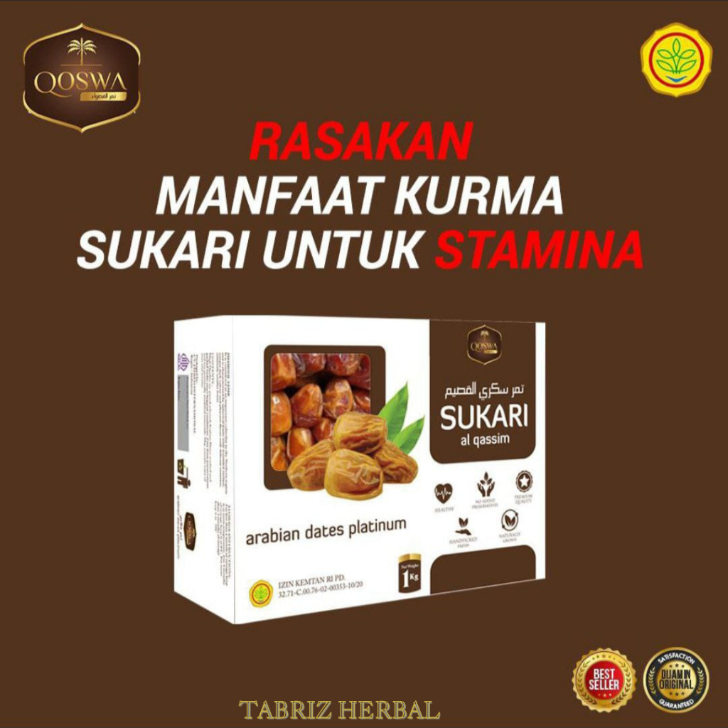 

kurma sukari 1kg premium qoswa arabian dates platinum Sukkari Basah