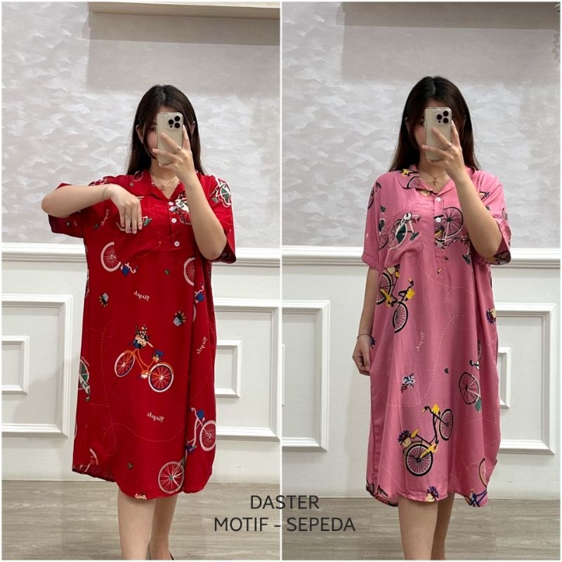 SweetDreams - Baju Tidur Daster Kancing Depan Wanita Merk Yeong Gi - Bahan Premium Rayon Bumil Busui