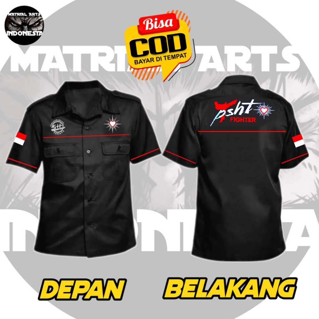 kemeja psht bordir keren - kemeja bordir psht - hem psht keren