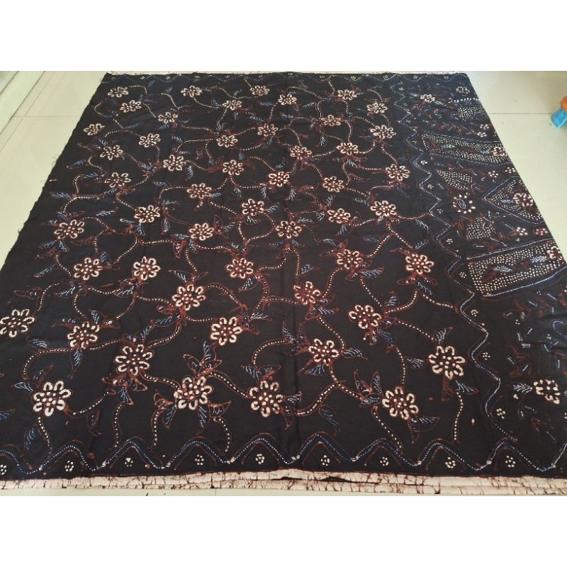 SARUNG BATIK TULIS BAKARAN| SERI WARNA HITAM