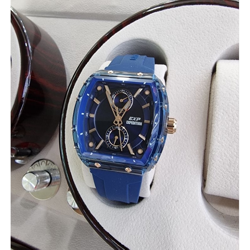 Jam tangan Wanita Original Expedition E6814M Blue