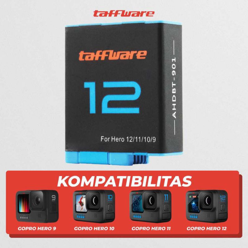 Batre camera GoPro Hero 9 10 11 12 battery kamera hero9 baterai gopro 11 batrai hero12 gopro batray 