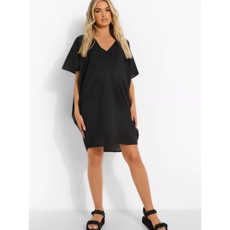 Tunik Korea Oversize Dress Tshirt polos