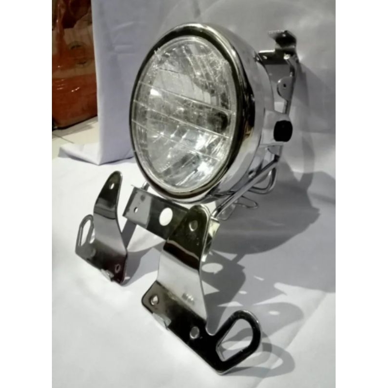 lampu reflektor depan ninja SS breket lampu depan ninja SS