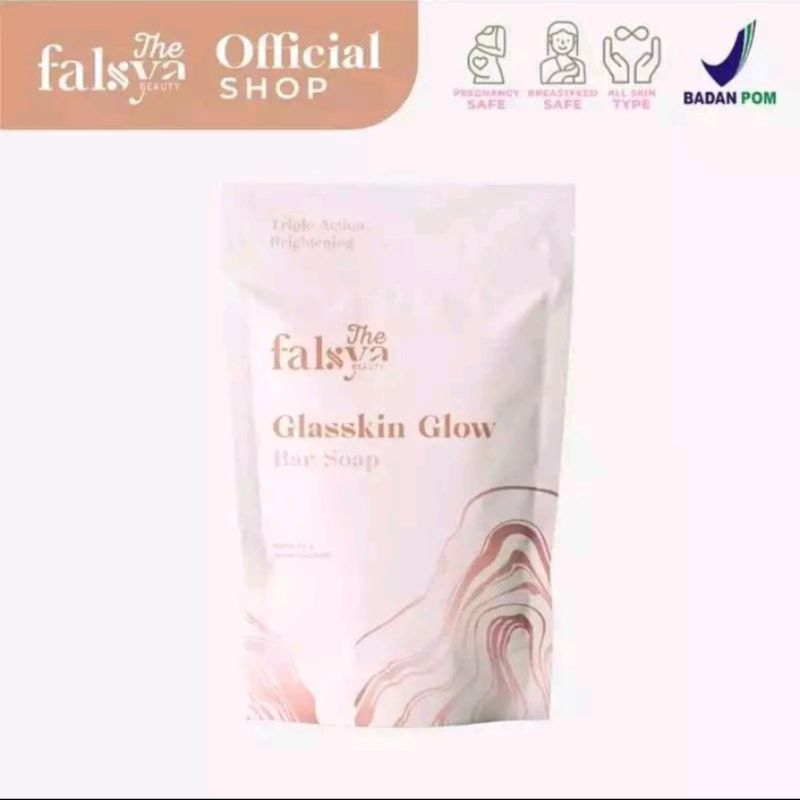 The Falsya Beauty Glasskin Glow Bar Soap