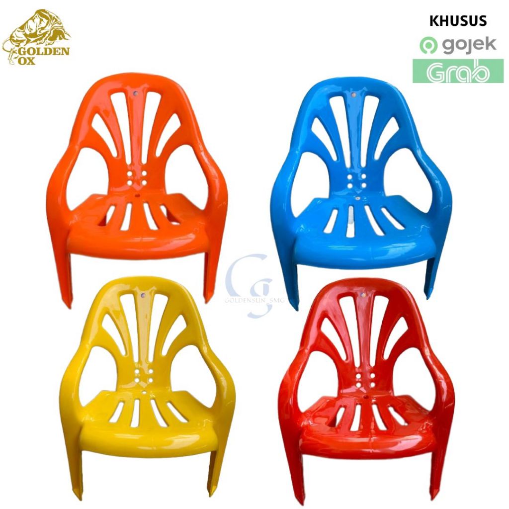 Kursi Santai Plastik / Kursi Sandar / Kursi Plastik / Kursi Taman / Kursi Santai Plastik