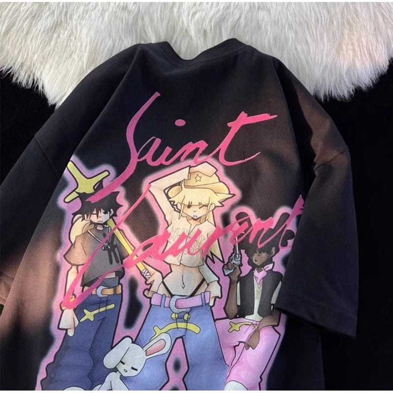 KAOS OVERSIZE WANITA SAINT