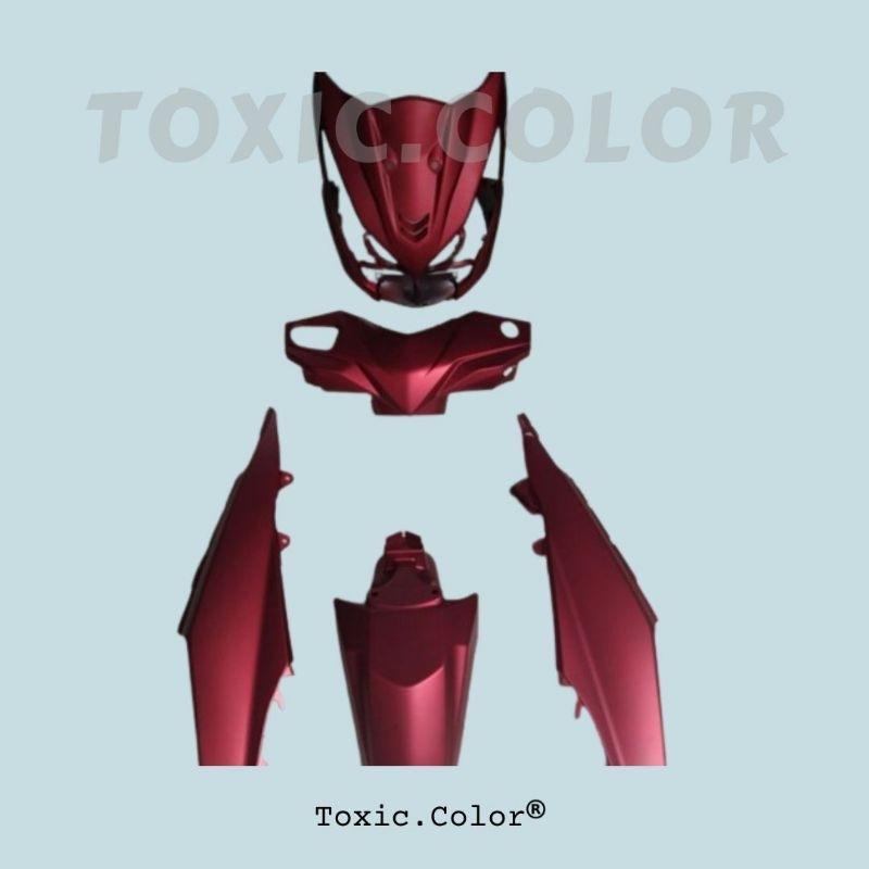 Cover Body Full Halus Beat Fi 2013 - 2014 Merah Doff