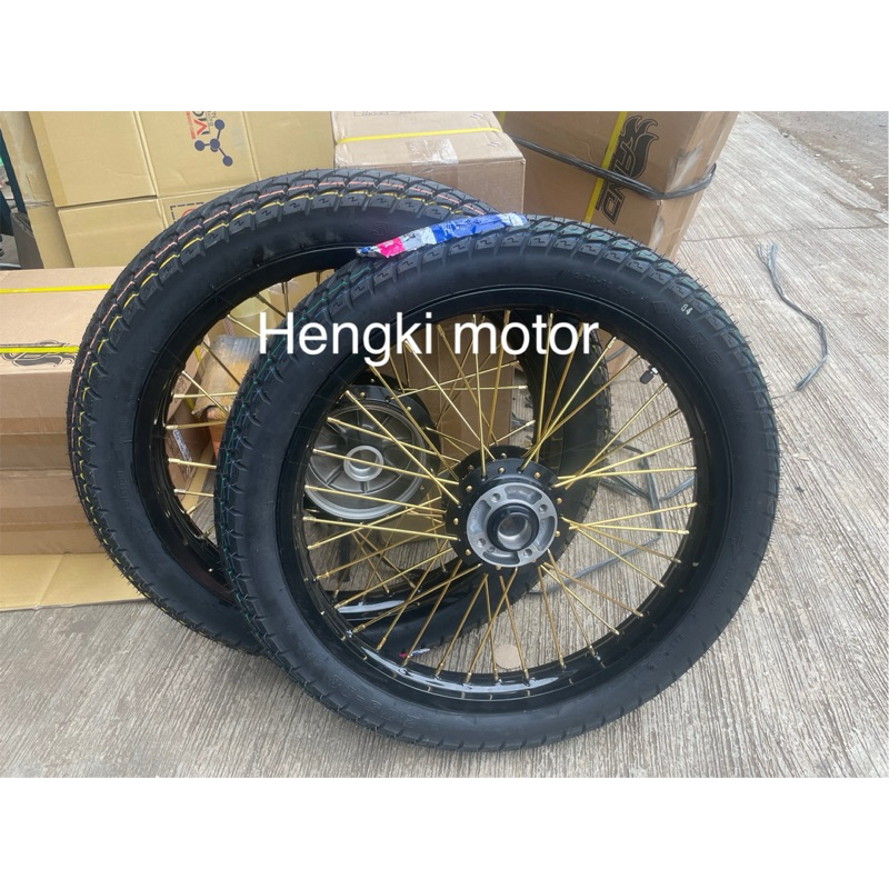 velg rx King ring 18 hitam glosy plus ban
