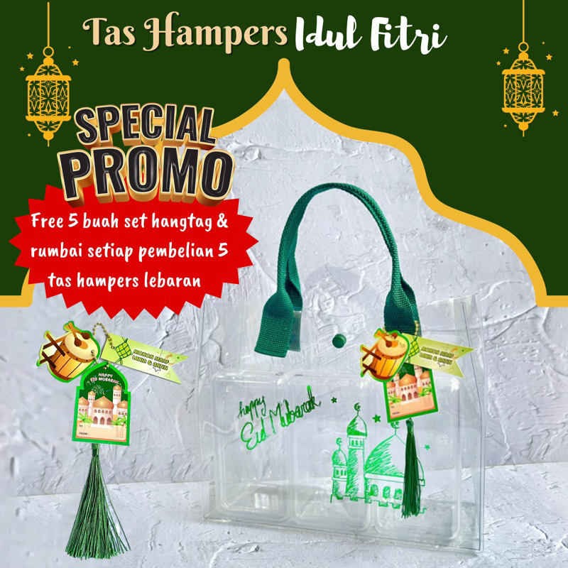 

Tas Hampers Motif Idul Fitri | Tas Souvenir Lebaran Murah | Tas Kue Kering | Hampers Lebaran | Eid Mubarak | Tas mika transparan lebaran | Dus kue kering | Box kue Idul Fitri | Kado Idul Fitri | Parcel Idul Fitri | Bingkisan Lebaran