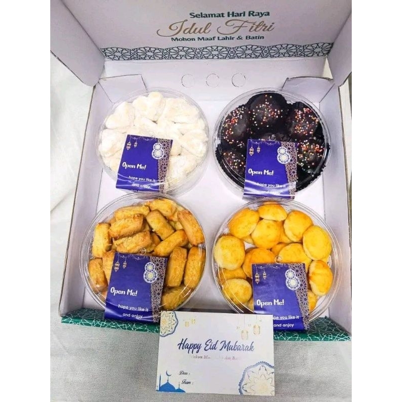 

PAKET HAMPERS KUE KERING 250 GRAM ISI 4