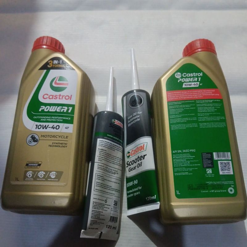 Oli mesin Vespa matic Oli mesin dan Oli gardan