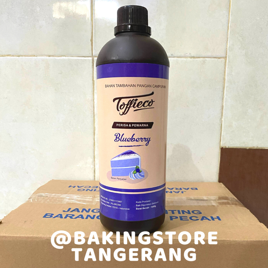 

Toffieco Blueberry Pasta 1 Kg | Perisa Blue berry Bluberi