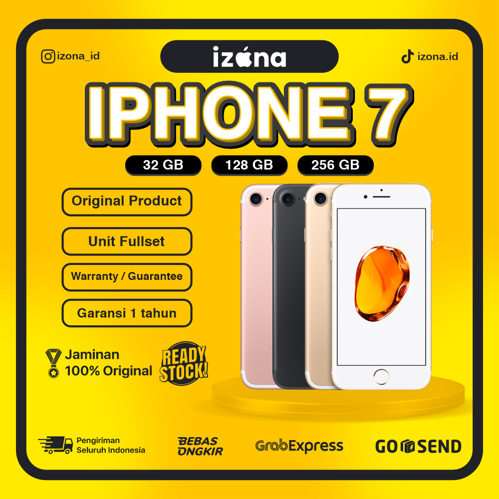 IPHONE 7 32 128GB SECOND INTER IBOX ORIGINAL FULLSET BERGARANSI