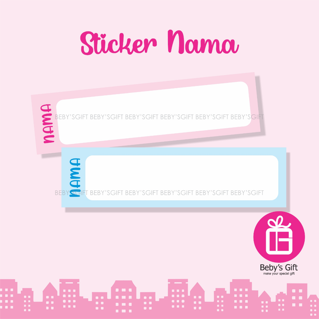 

Sticker Nama (Tidak Bisa Custom) Stiker Label Buku