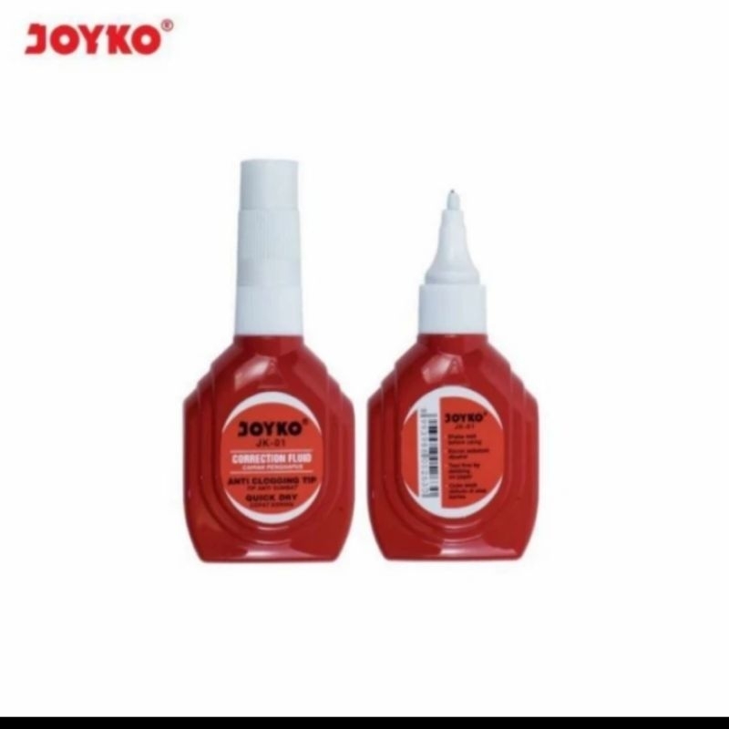 

tip ex cair joyko jk 01 merah harga 1 buah