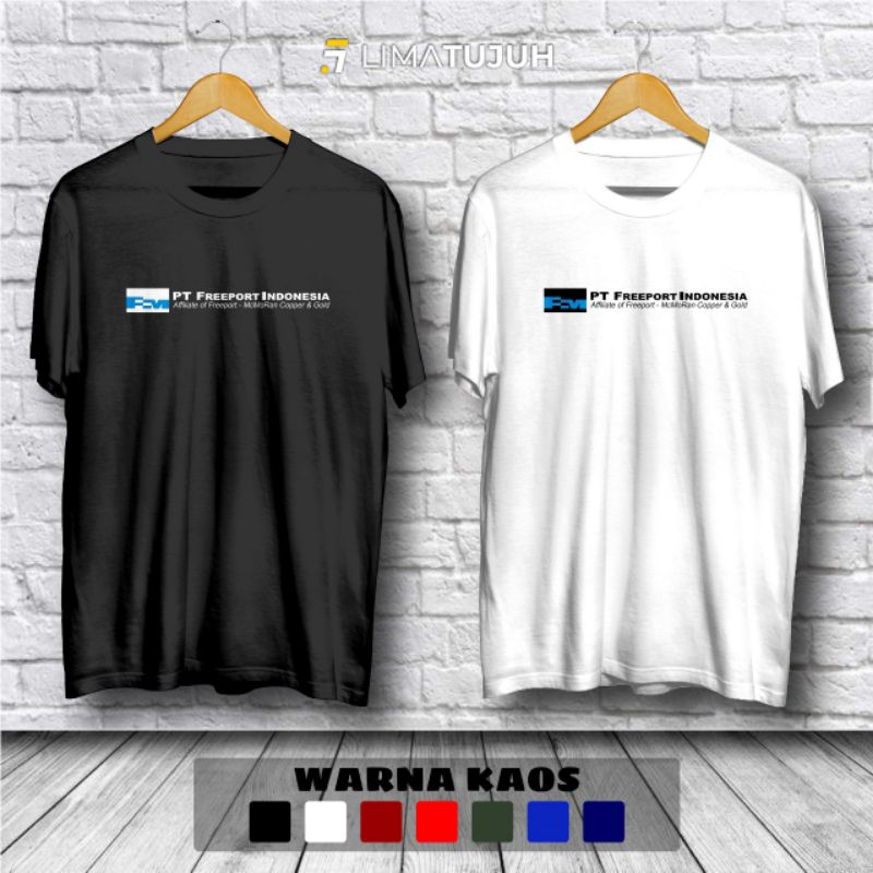 Kaos PT Freeport Indonesia Baju Distro
