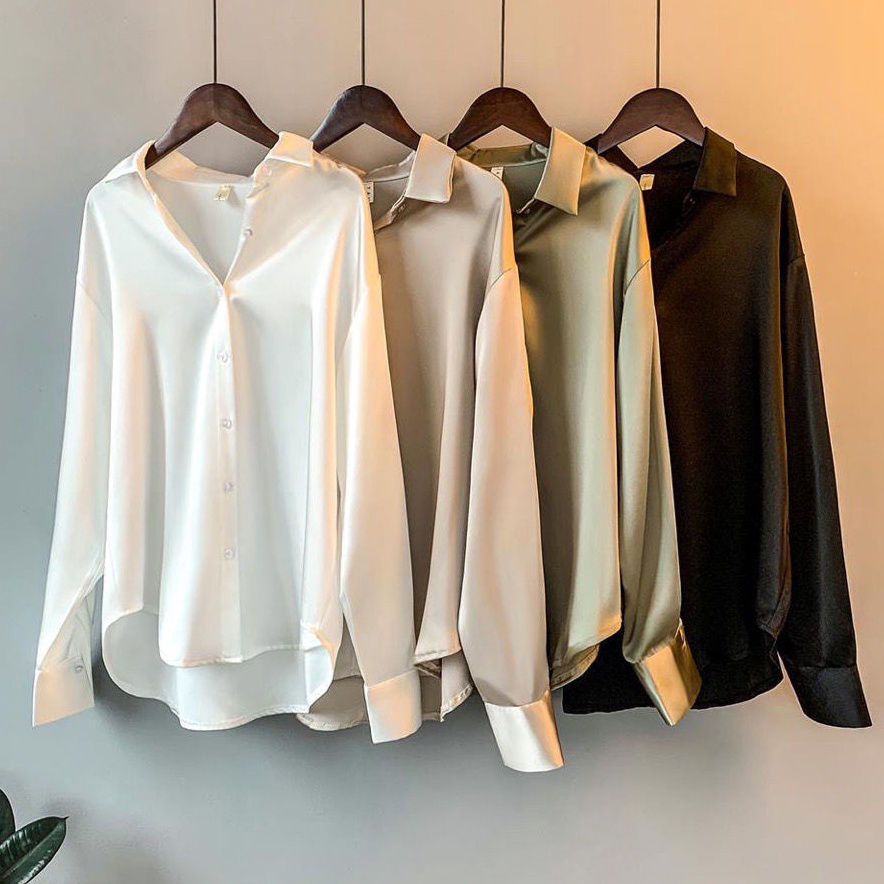 PROMO  Susana ID Kemeja Satin T4