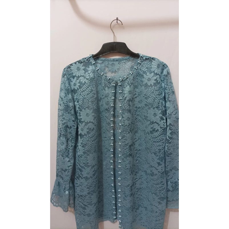 tunik brukat Payet outer brukat luaran brukat outer tunik kekinian