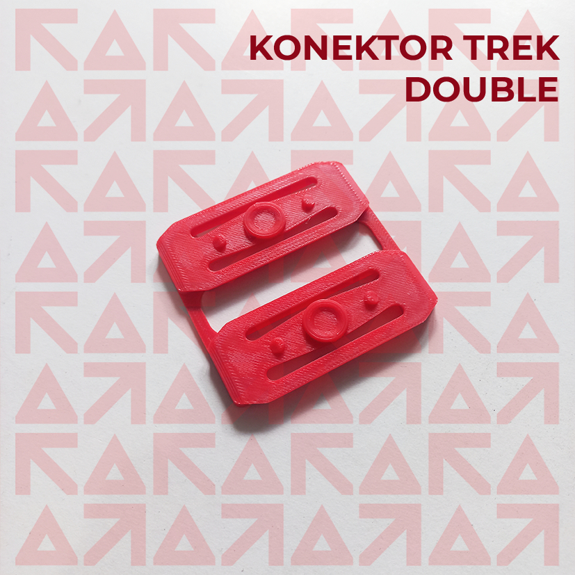 KONEKTOR TRACK HOT WHEELS DOUBLE Track Builder Connector Diecast HotWheels by KALIKA