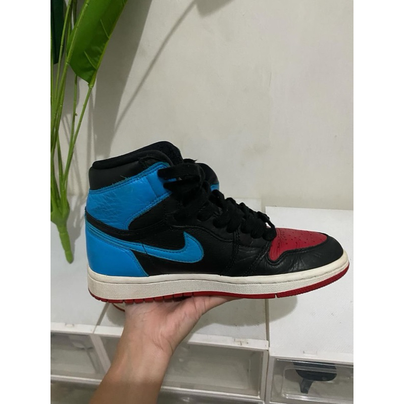 preloved nike air jordan 1 high oG UNC chicago ORI 100%