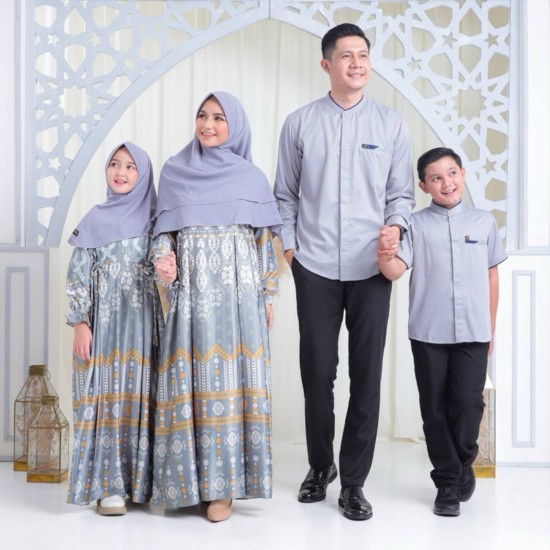 Famset Hawa Raya Family Set Sarimbit Couple Keluarga by Michan