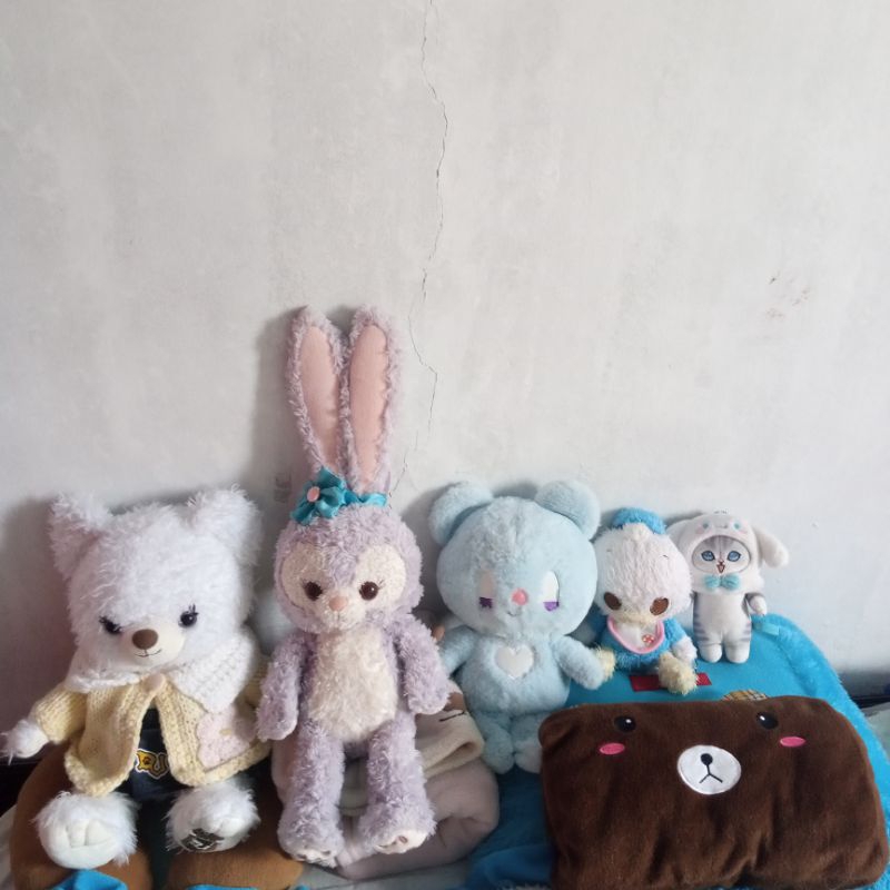 Boneka Disney Doll karakter hewan binatang beruang kelinci bebek kucing White Teddy Bear Putih unibe