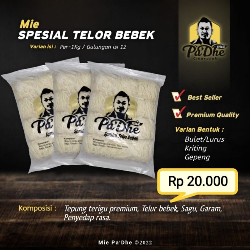 

mie / bakmi kenyal khusus untuk mie ayam dan bakmi