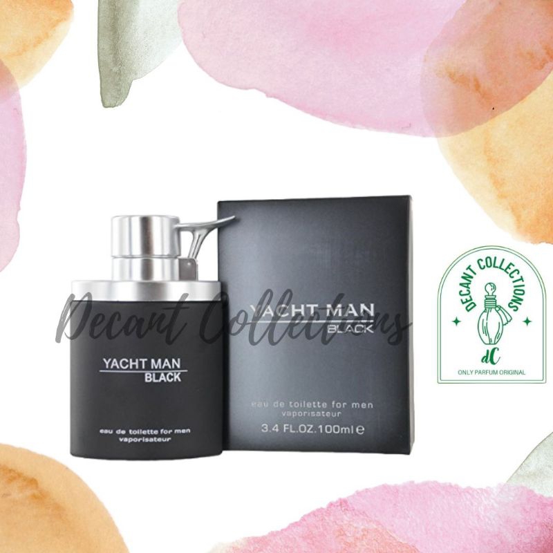 Parfum Pria Original Yacht Man Black Myrurgia EDT