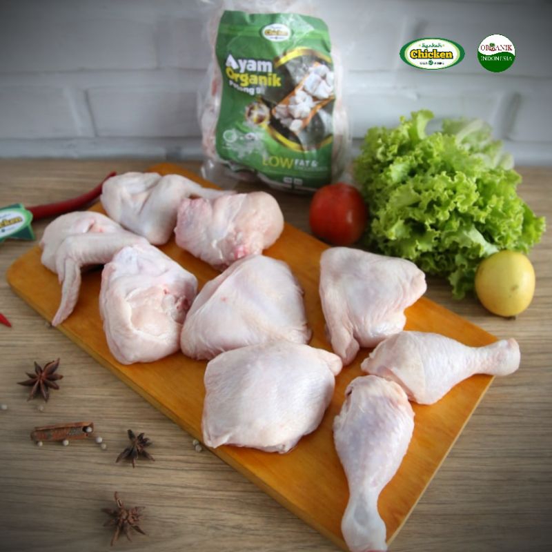 

Ayam Organik/Probiotik Potong 9 (0.8 - 0.9 Kg)/Ayam Organik Berkah Chicken/Daging Ayam Sehat