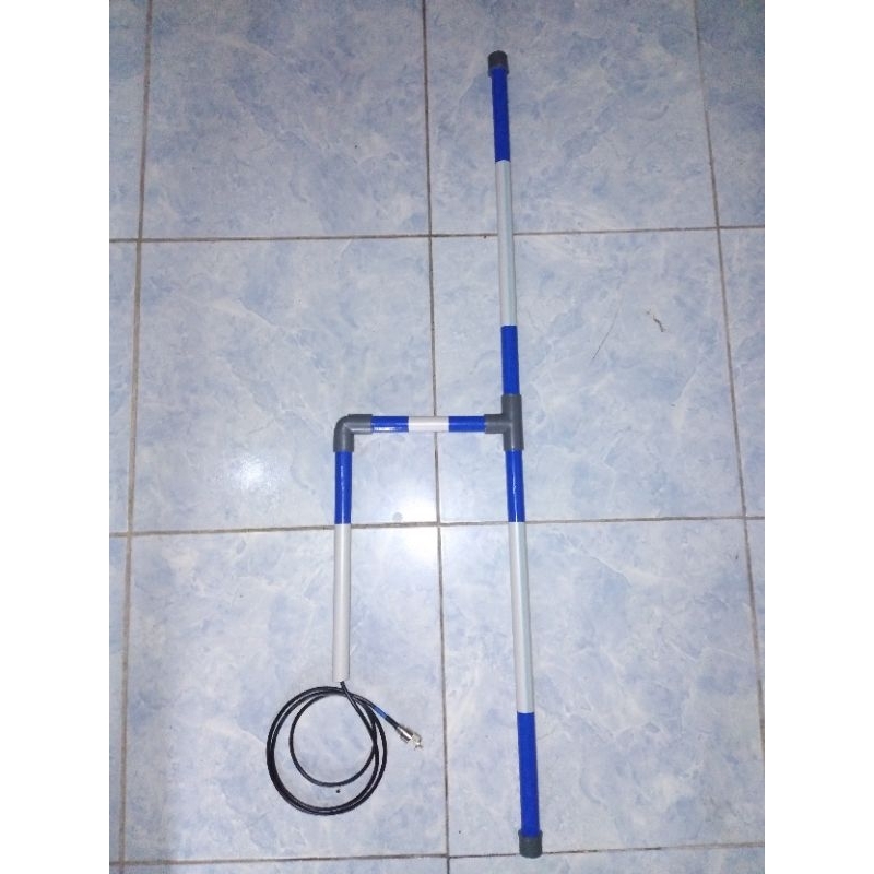 Antena ht/rig Open dipole dualband kabel rg58 panjang 5 meter