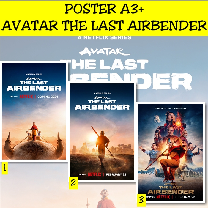 Poster film  Avatar The Last Airbender TV hiasan dinding dekorasi rumah kamar aestetic aesthetic pos
