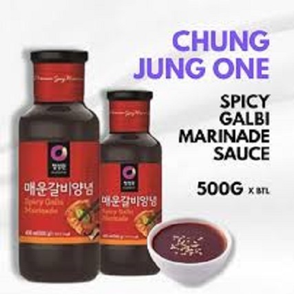 

Chung Jung One Kalbi Marinade Spicy /Saus BBQ Ribs Spicy 500gr