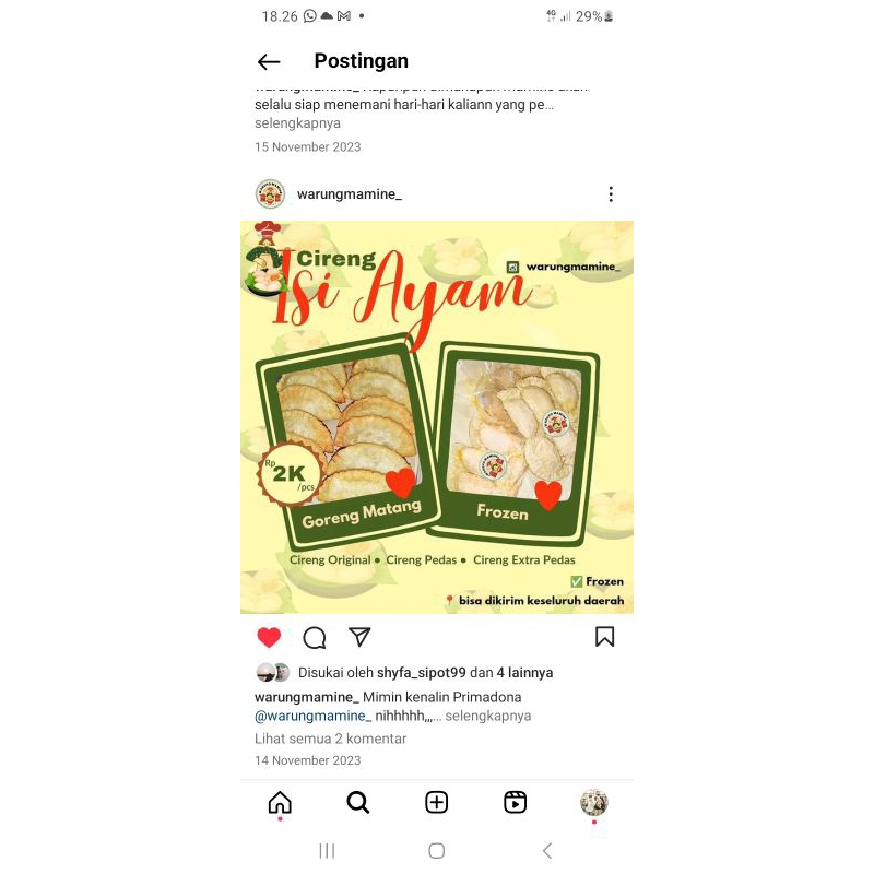 

Cireng Isi Ayam Suwir