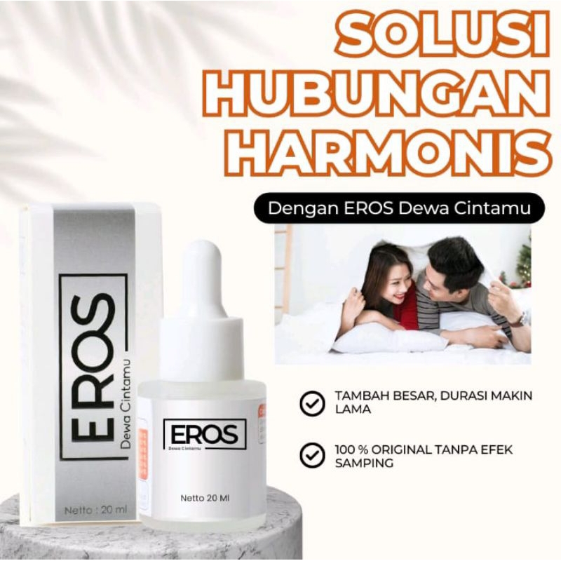 ORIGINAL Eros Eremax Serum Tetes Penambah Ukuran BESAR PANJANG KUAT DAN TAHAN LAMA