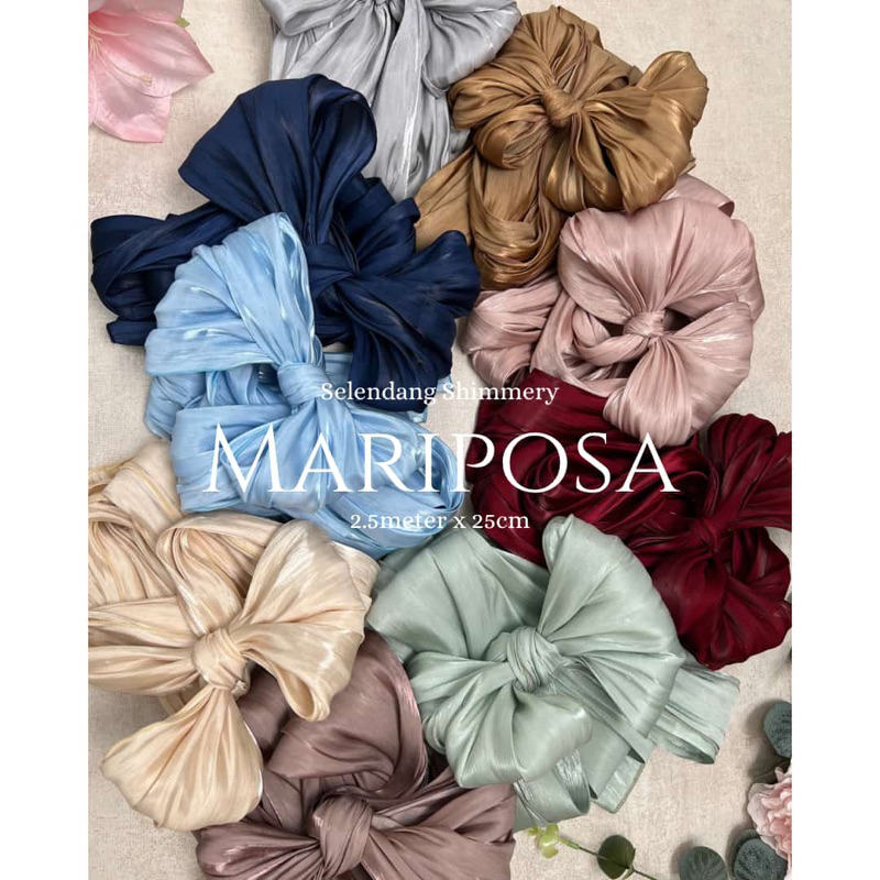 SELENDANG SHIMMERY MARIPOSA//Selendang Kebaya/Sabuk/Ikat Pinggang